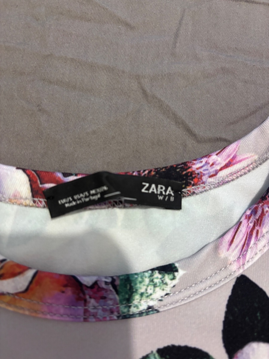 Zara Floreal dress size s photo 3