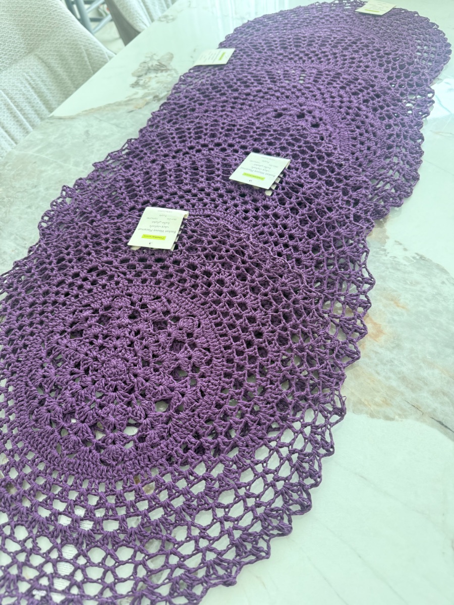 Home Centre Crochet Plate placemat photo 2