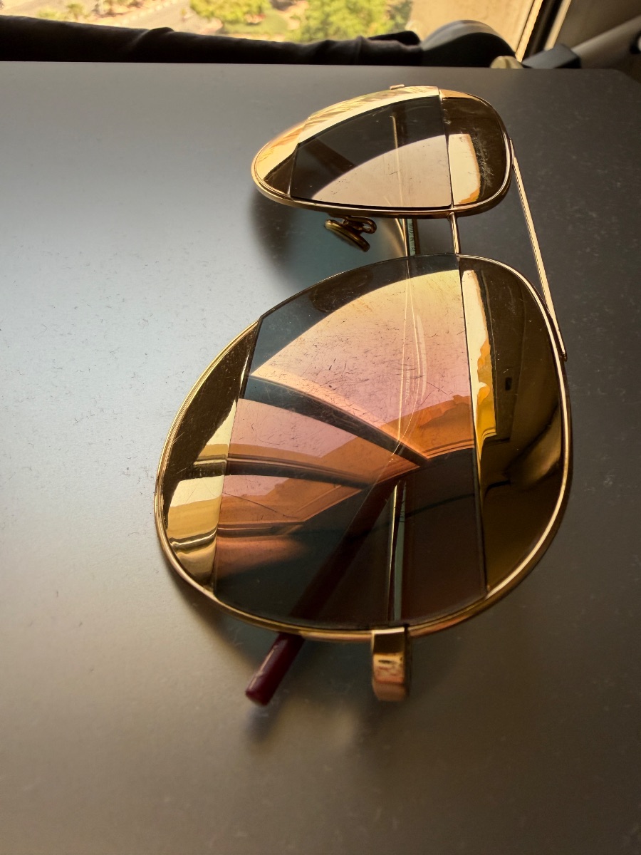 Christian Dior aviator sunglasses