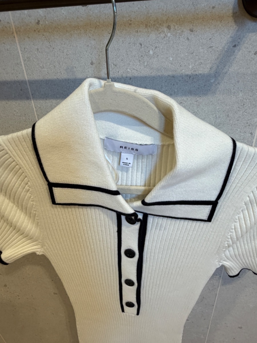 Reiss white and black dress photo 2
