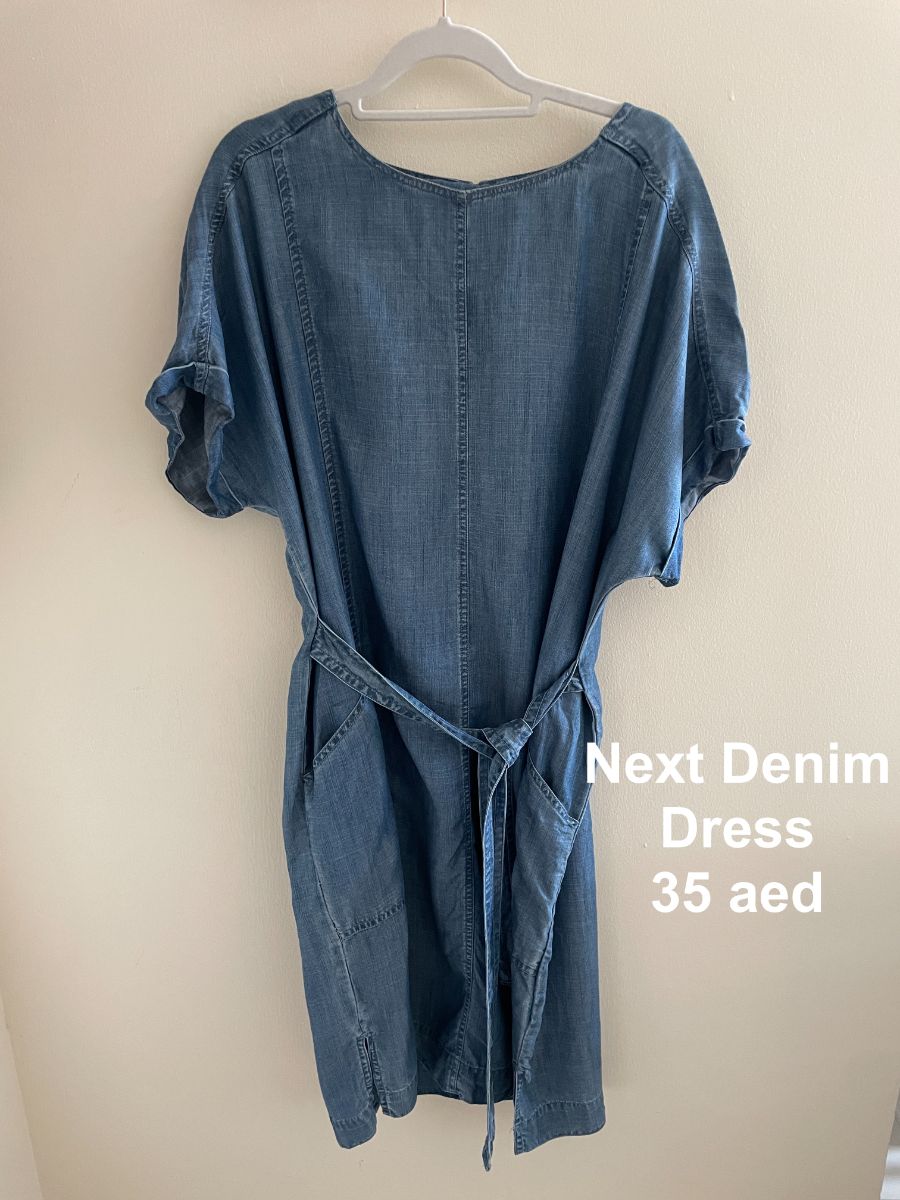 Next Denim Dress UK14
