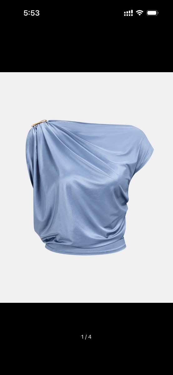 Commense New Blue Blouse