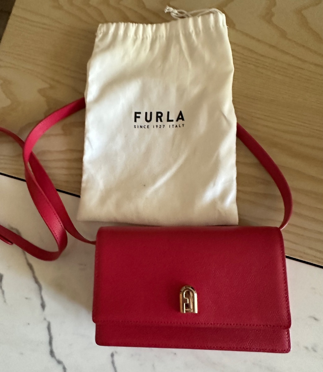 Brand new original Furla Red Mini Crossbody Bag