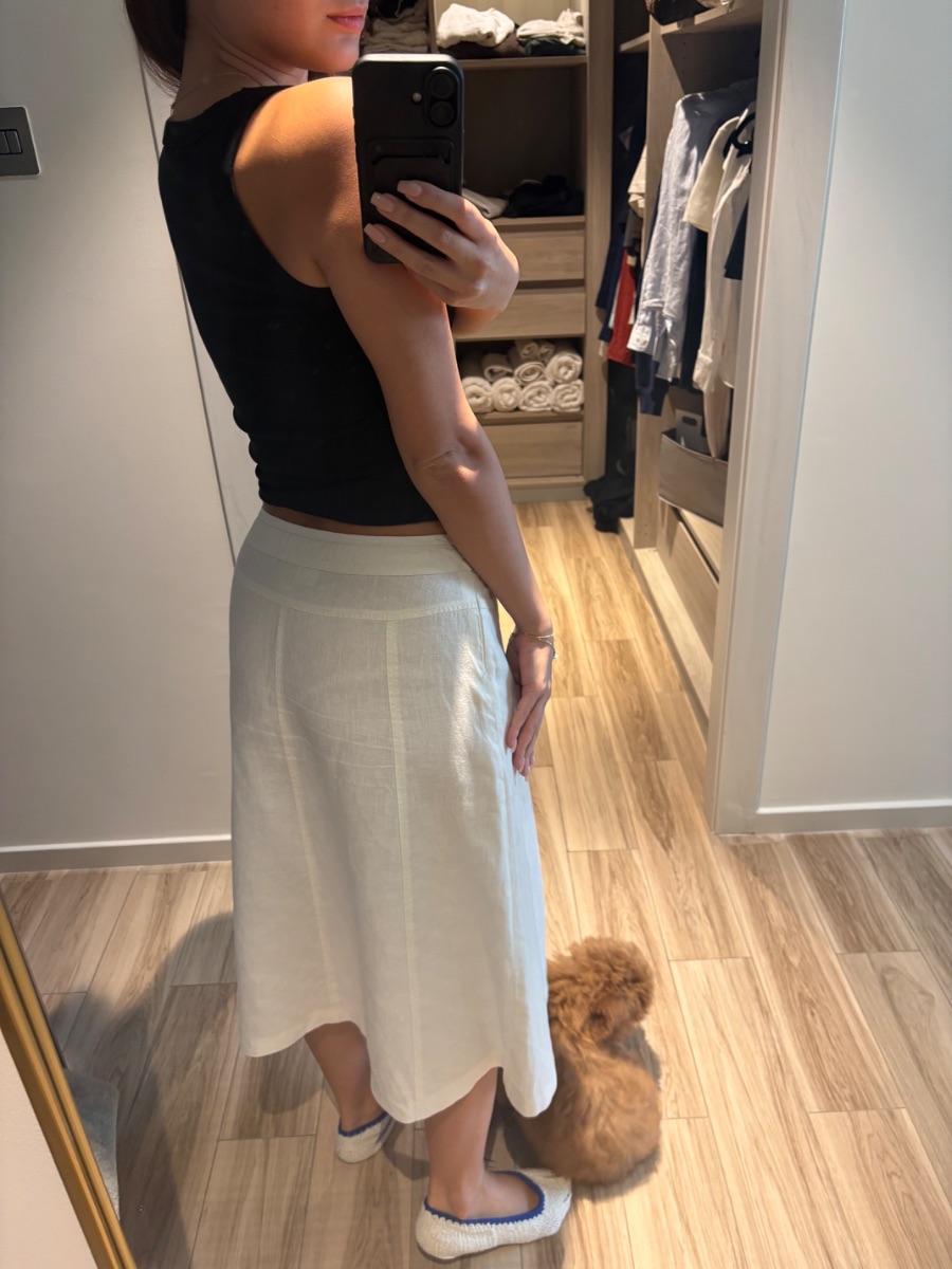 Max Mara Weekend Linen Skirt photo 3