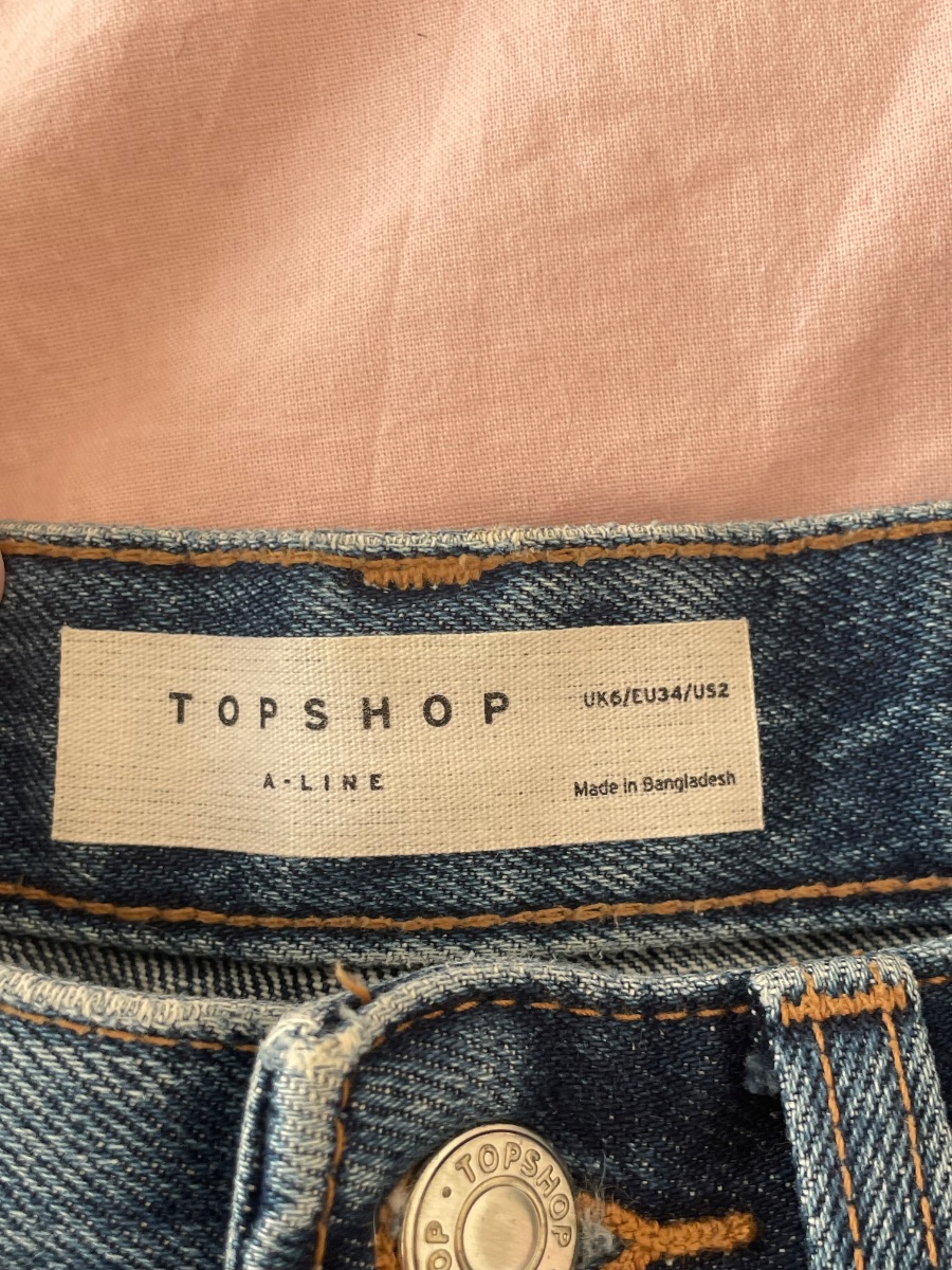 Topshop denim shorts photo 2