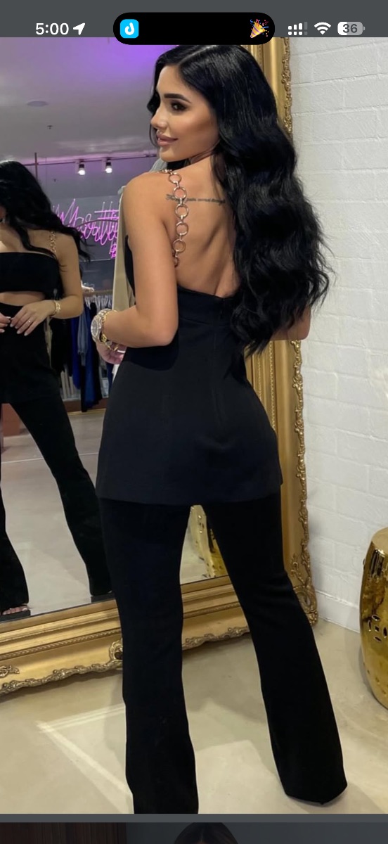 Misha- Iliana Chain Jumpsuit photo 2