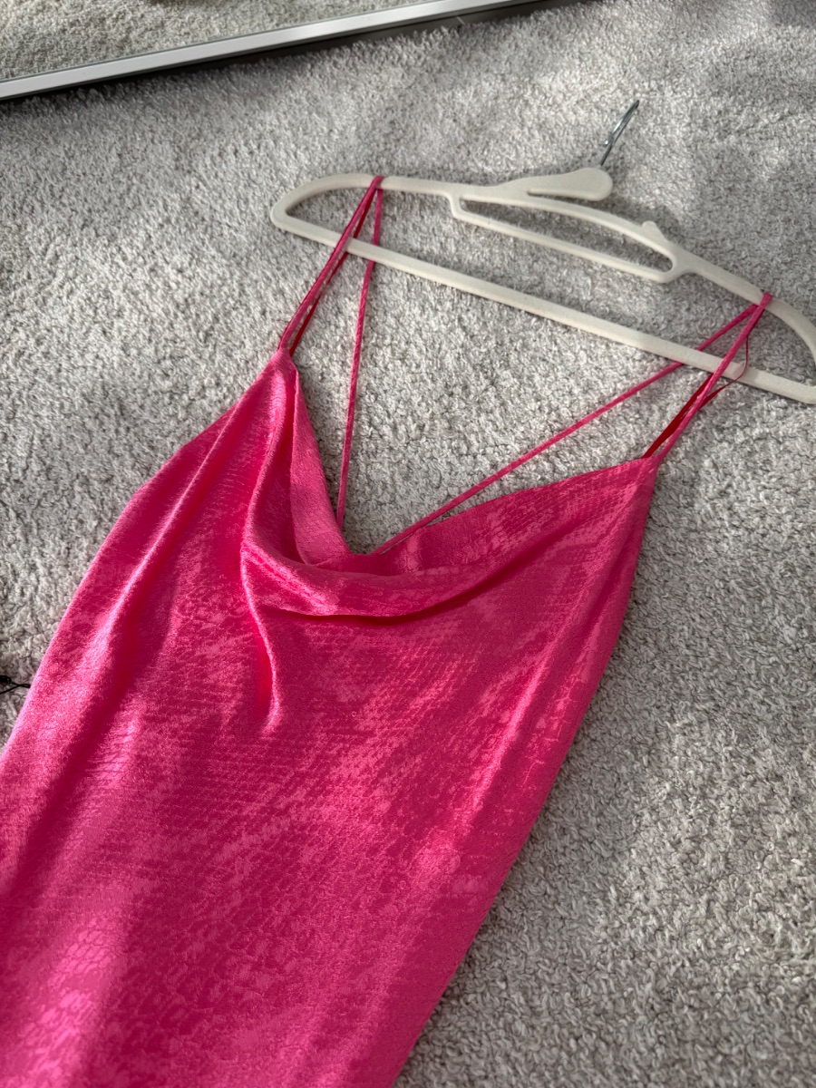 Zara pink dress size S photo 2