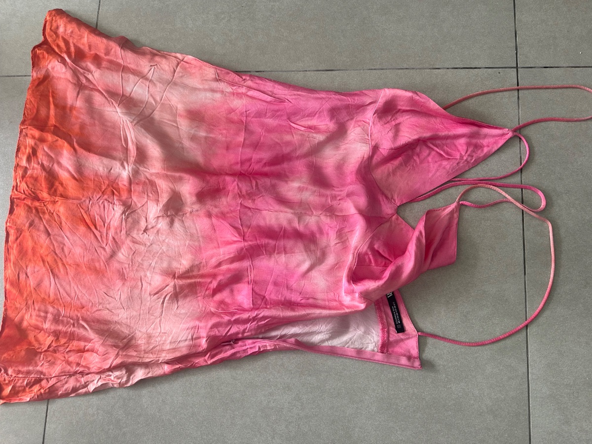 Pink Zara dress size small.
