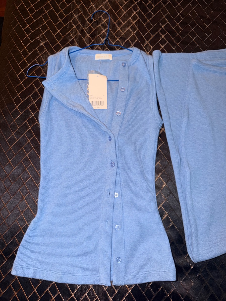 KOOKAI BLUE SKIRT AND TOP SET photo 2