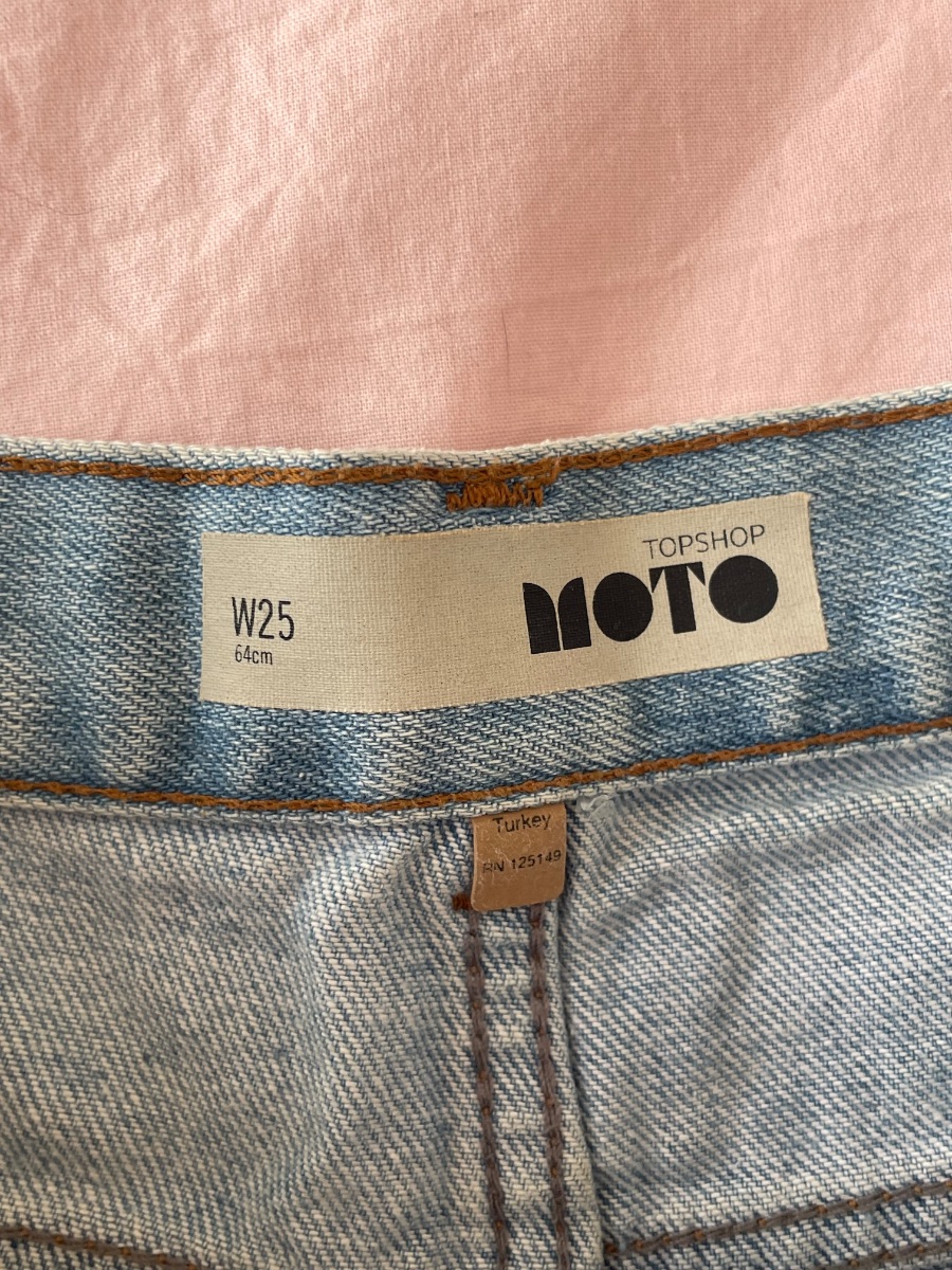 Topshop high waist denim shorts photo 2