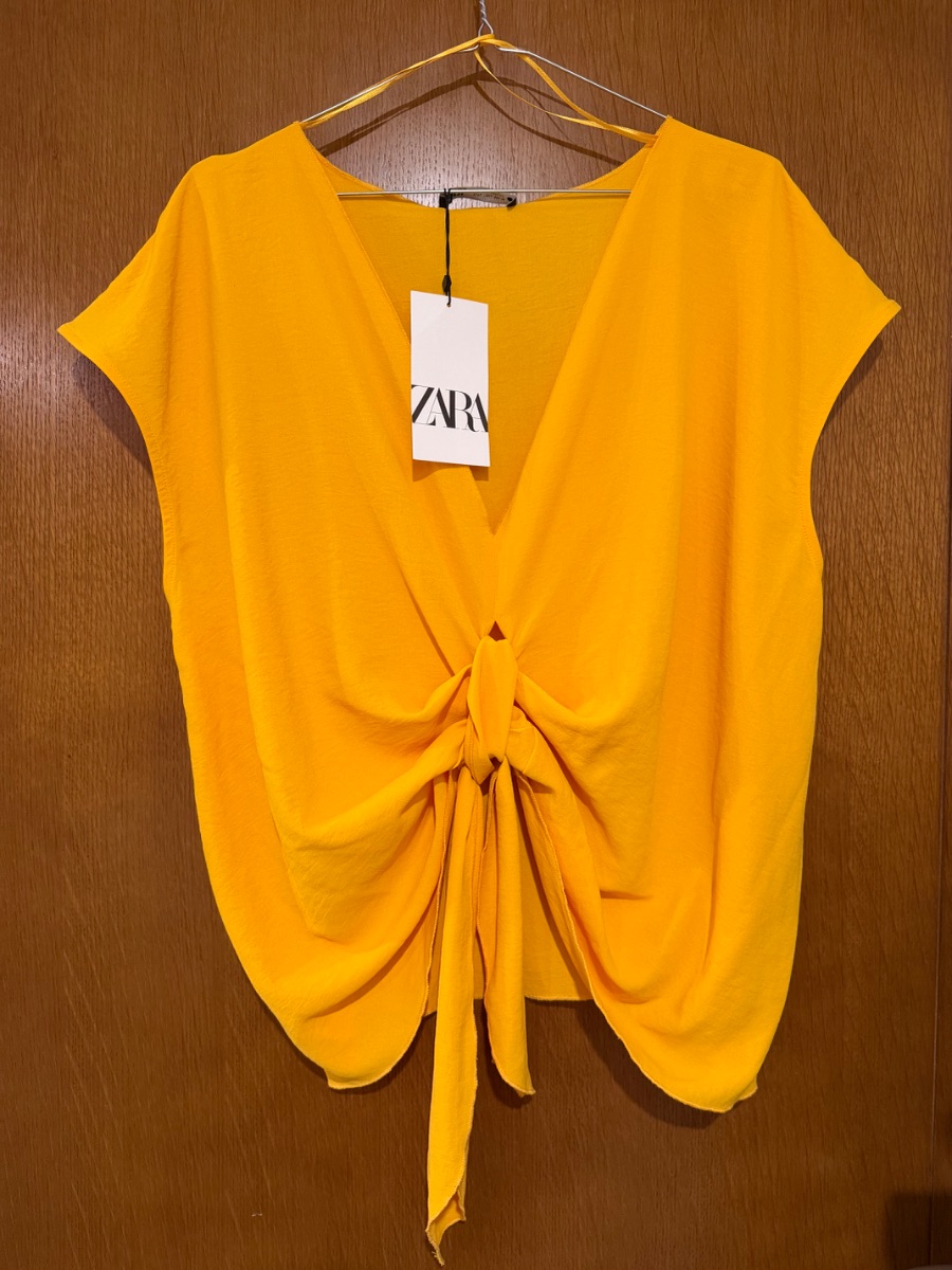 Zara Shirt Yellow new with tag