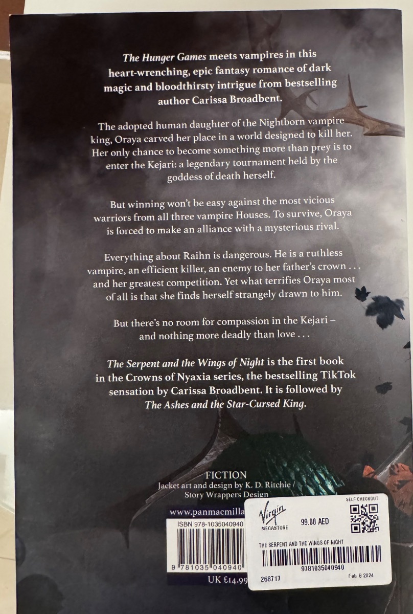 The Serpent and the Wings of Night – Carissa Broadbent photo 2
