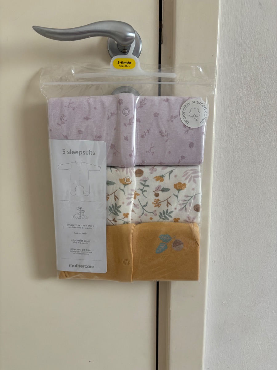 Baby girls Mothercare Babygrow 3-6 months