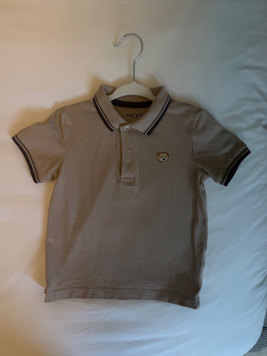 Next Boy polo tshirt with bear