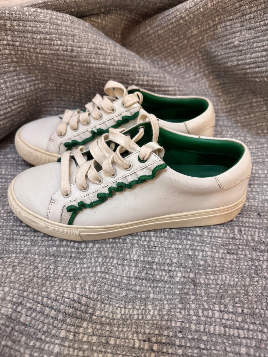 Tory Burch Sport Frill Lace-Up Sneakers photo 3