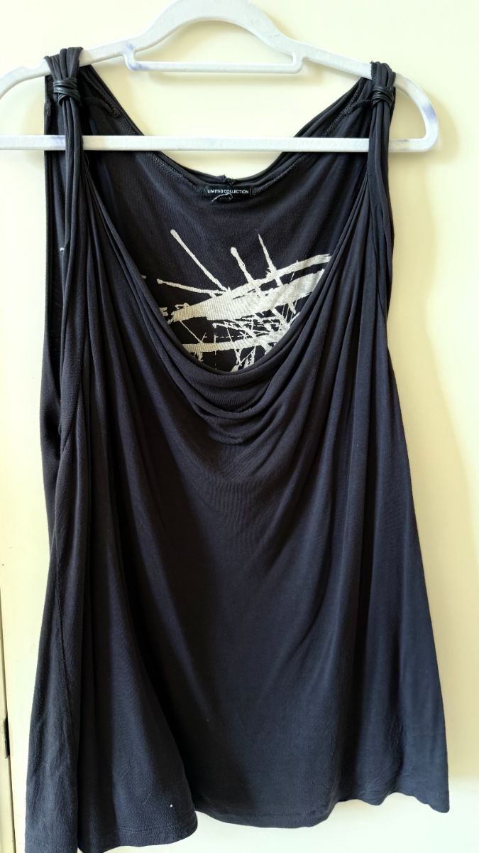 Marks & Spencer M&S Dark Grey Loose Vest UK14