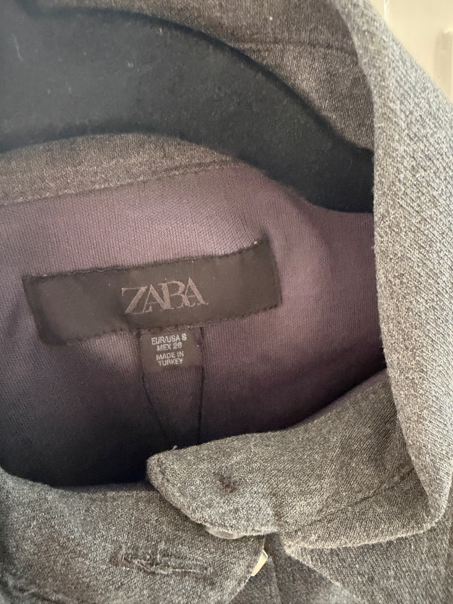 Zara Gray/ Black Mini Dress photo 2