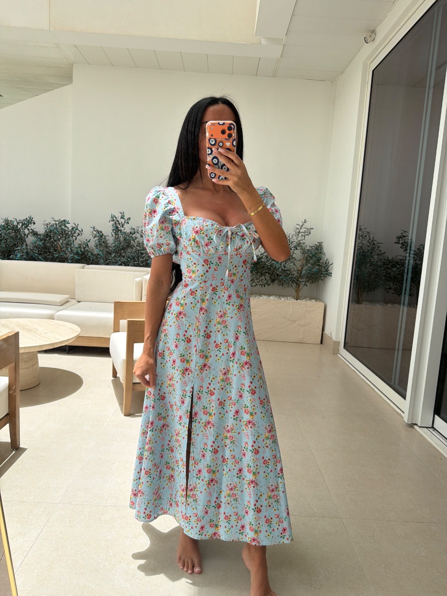 Fashion nova blue dress brand new
