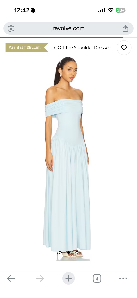 Revolve Field of Dreams Maxi Dress Blue photo 3