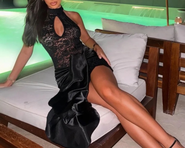 Deme Studio Verona Lace Mini Dress