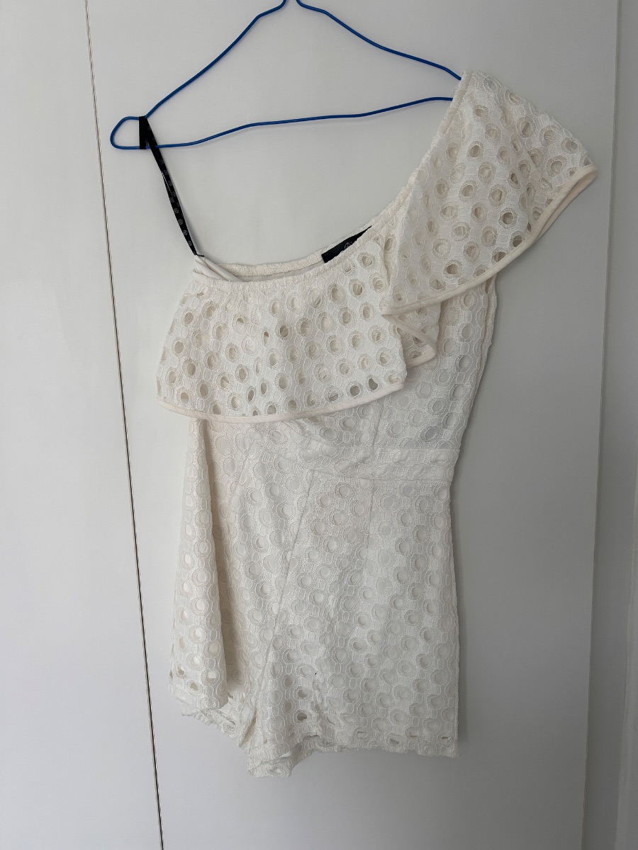 Missguided Misguided Playsuit White