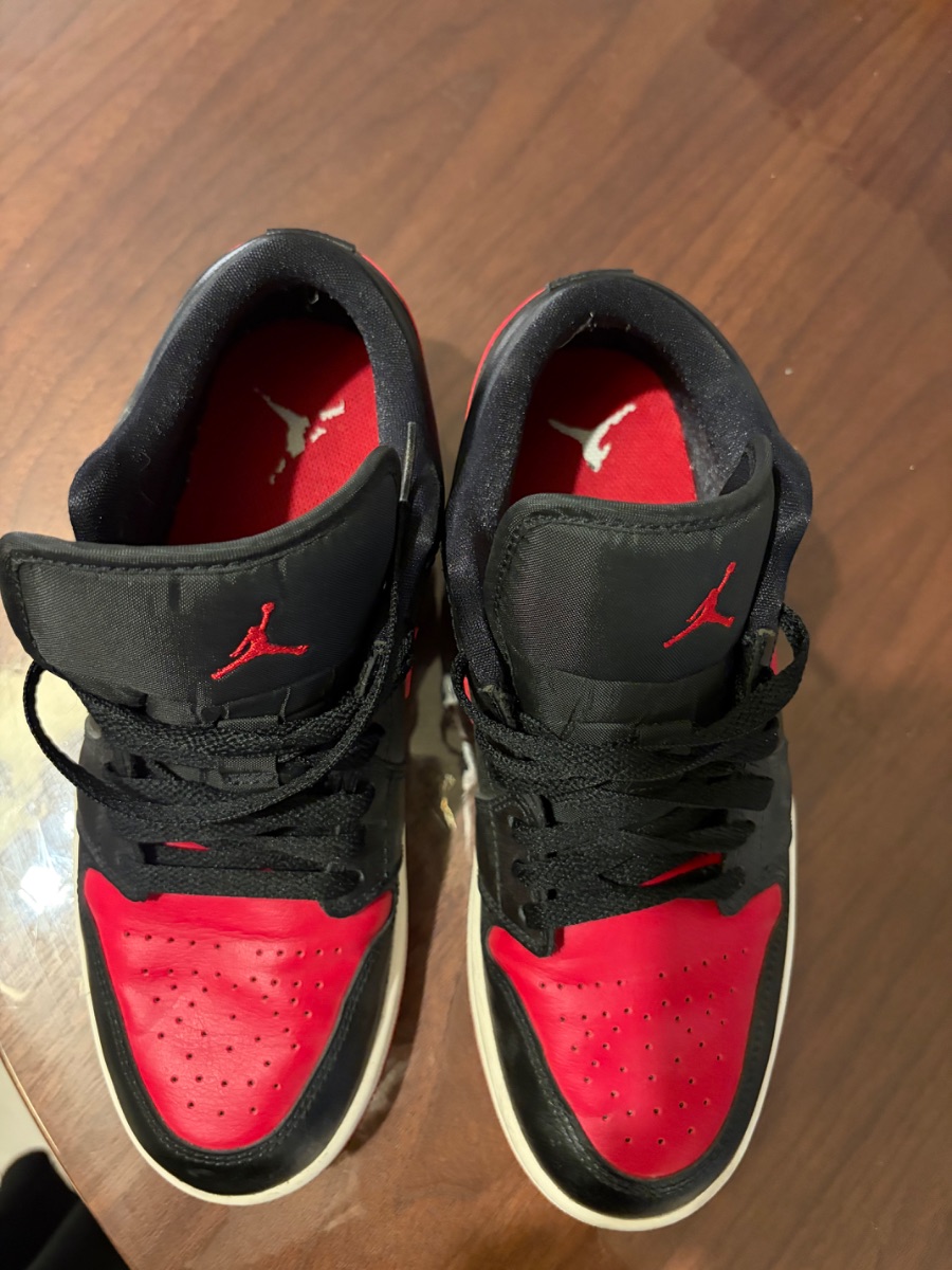 Nike Air Jordan Air Jordan 1 Low “Bred Toe” black/ref photo 2