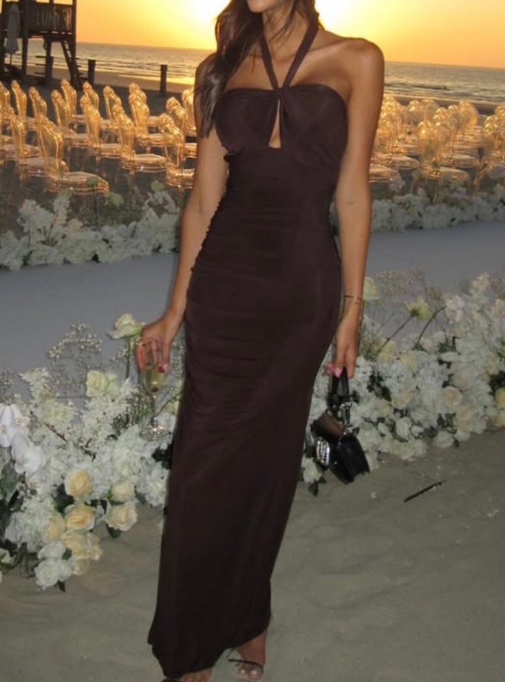 By Alle Brown Maxi dress
