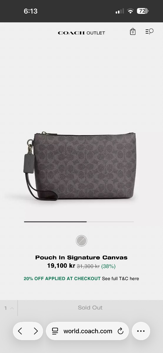 Coach Signature Canvas