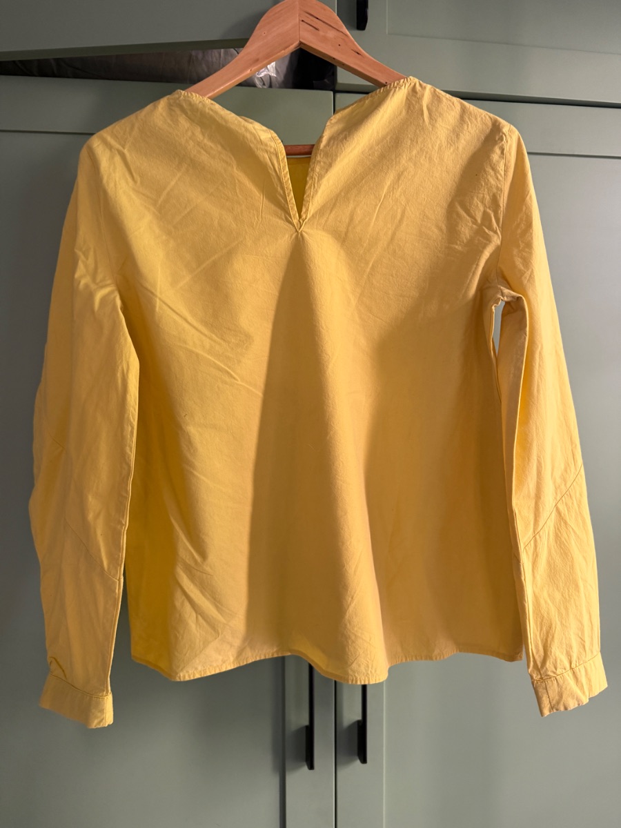Zara yellow pillow sleeve top - small photo 3