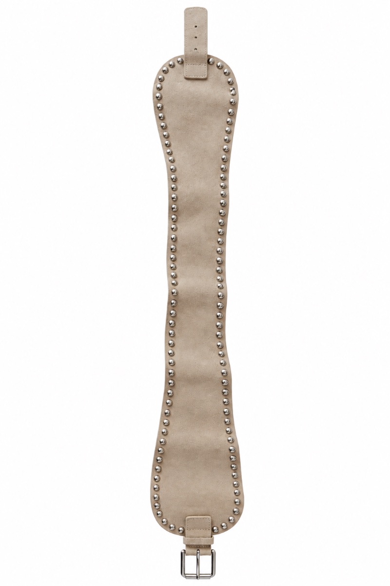 Zara 100% Leather Studded Belt - Sz 85cm - NWT photo 3