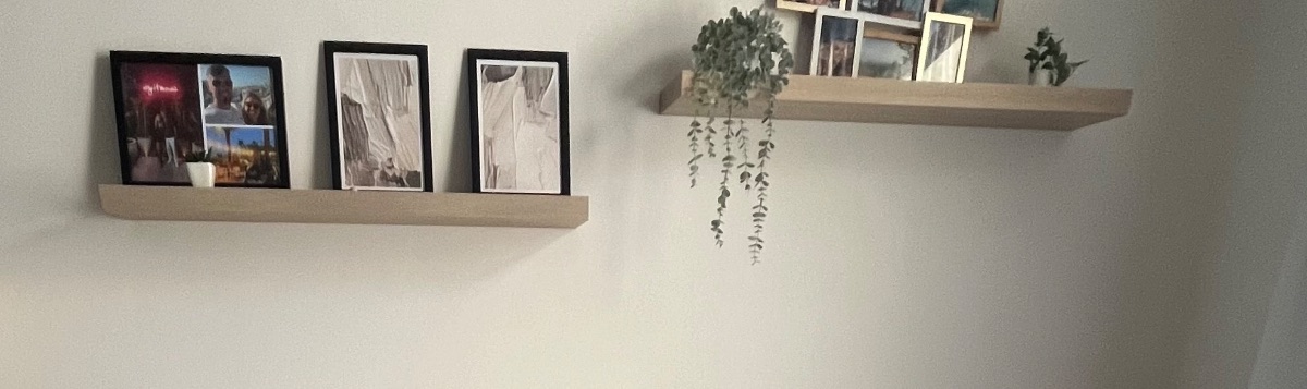 IKEA floating shelves