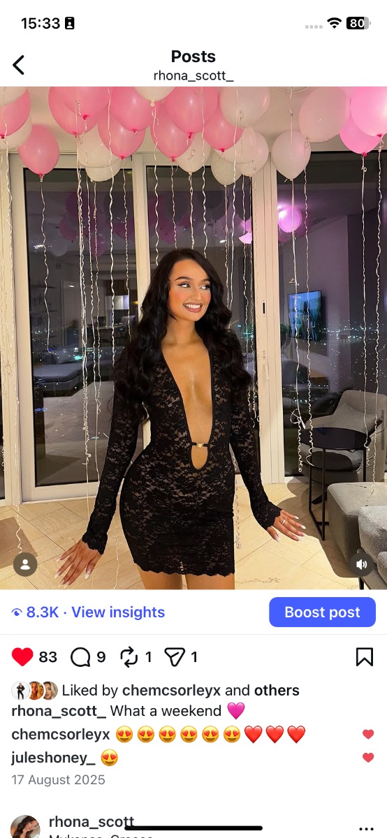 Superdown Black Lace dress