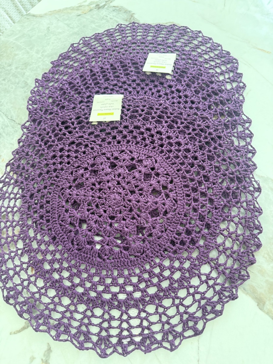 Home Centre Crochet Plate placemat photo 3