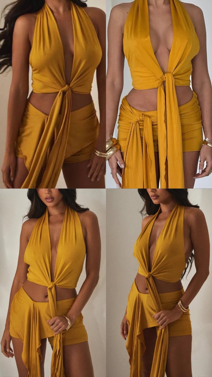 Mars the label mustard 2 piece