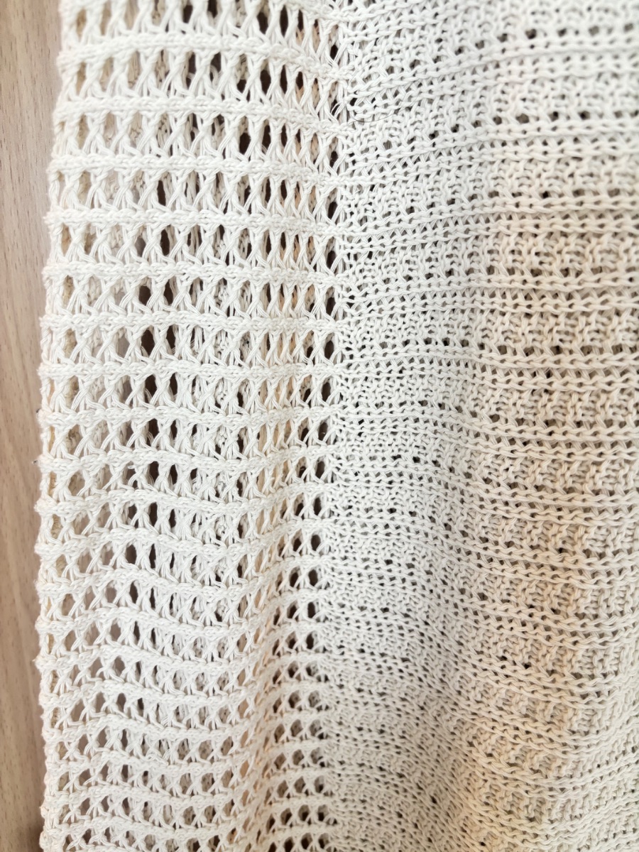 Zara Cream crochet knit dress photo 2
