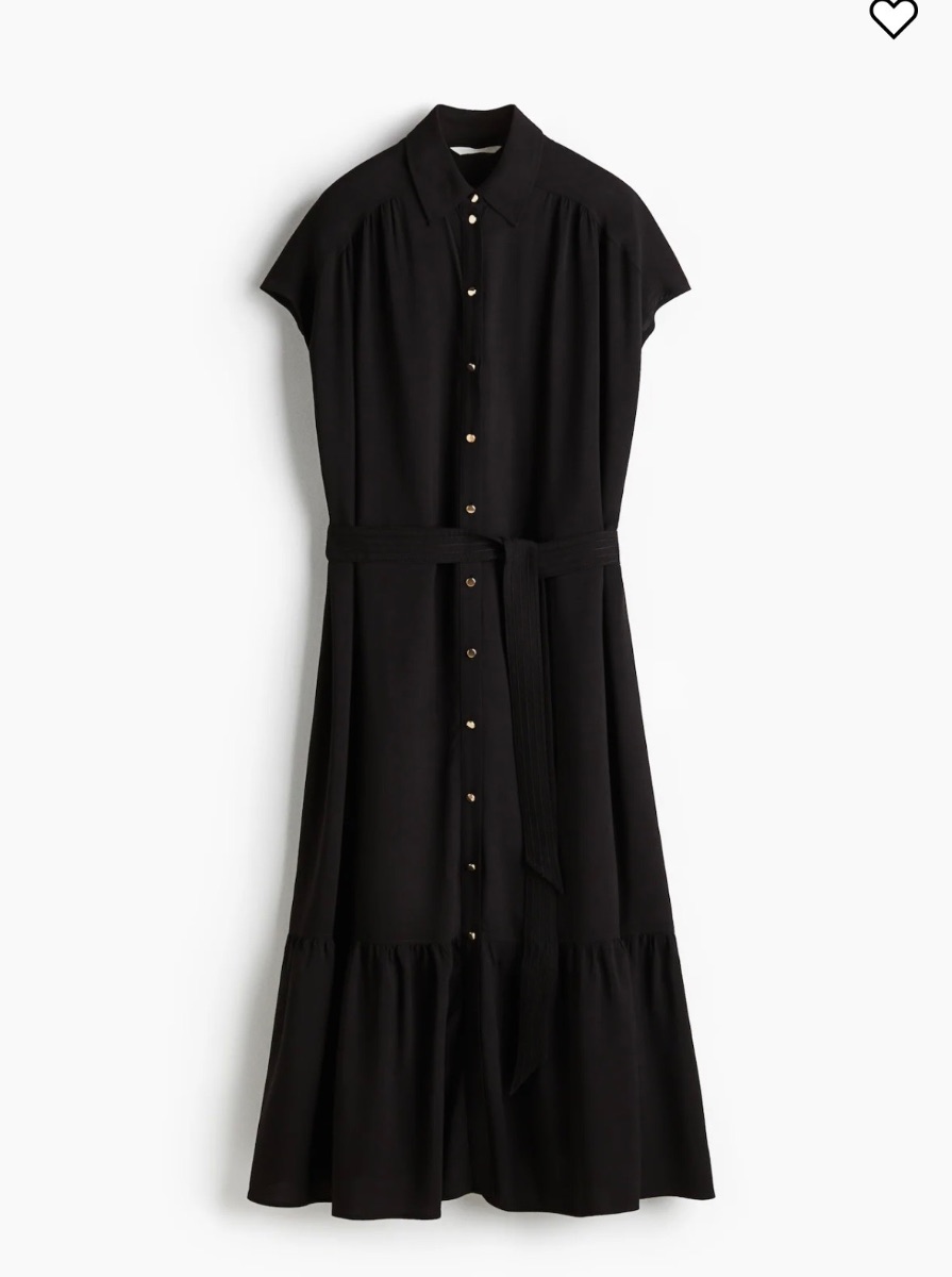 H&M Tie-belt shirt dress