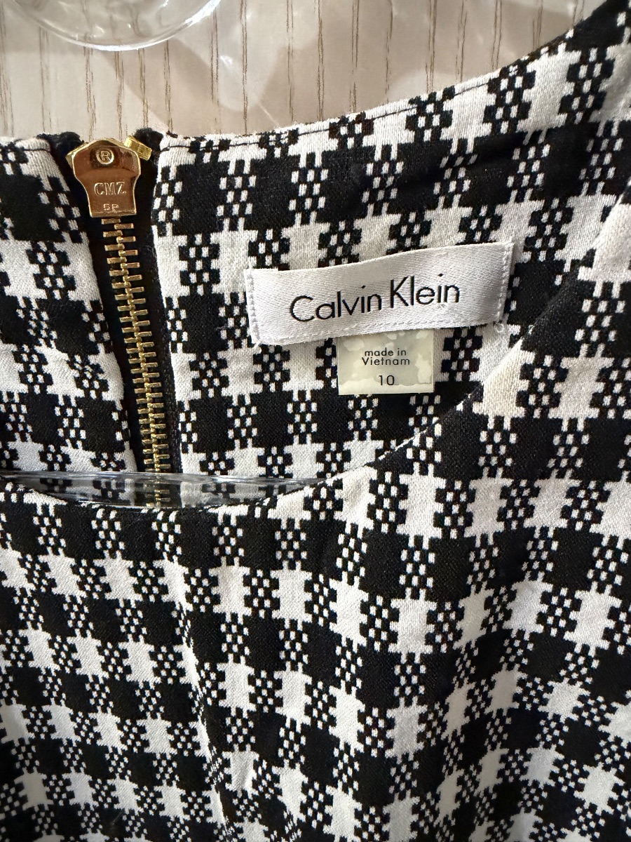 Calvin Klein Gingham Dress photo 3