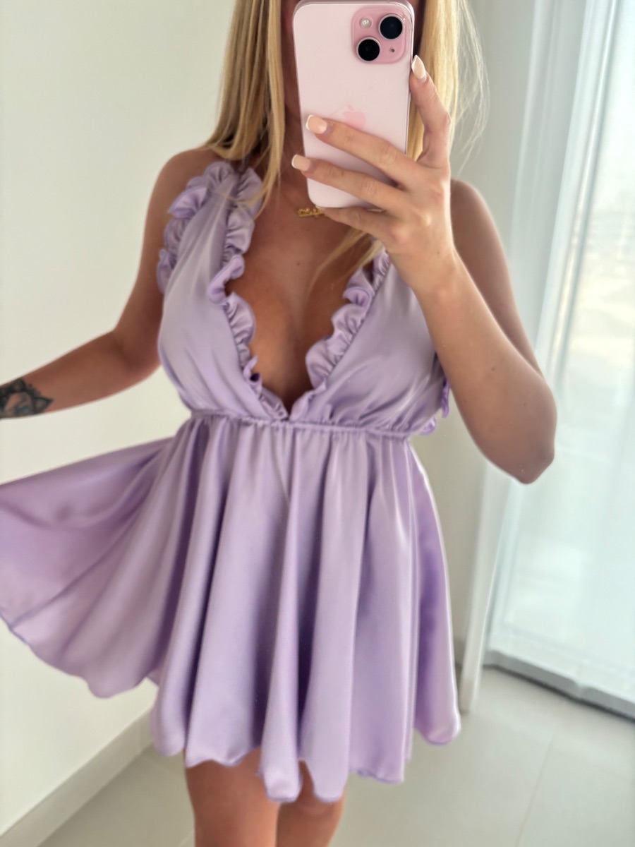 Dressmeze Floaty Lilac Dress photo 2