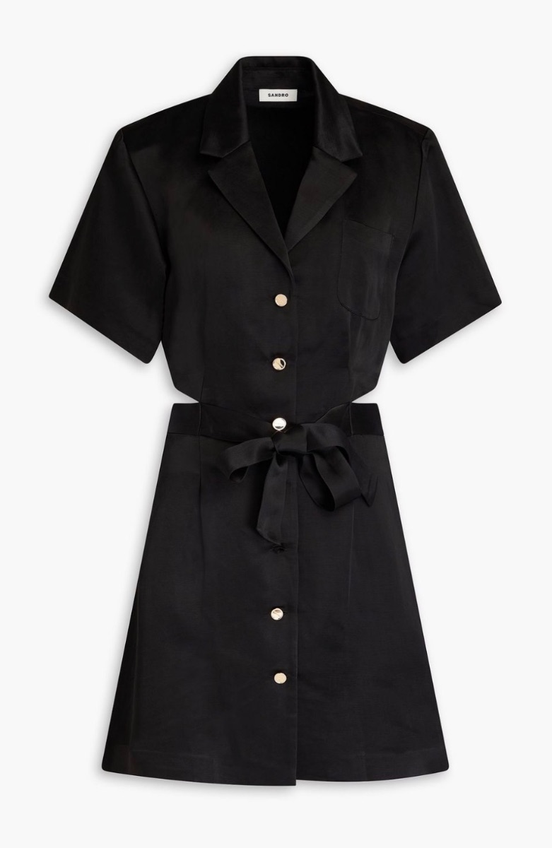 Sandro Black Dress