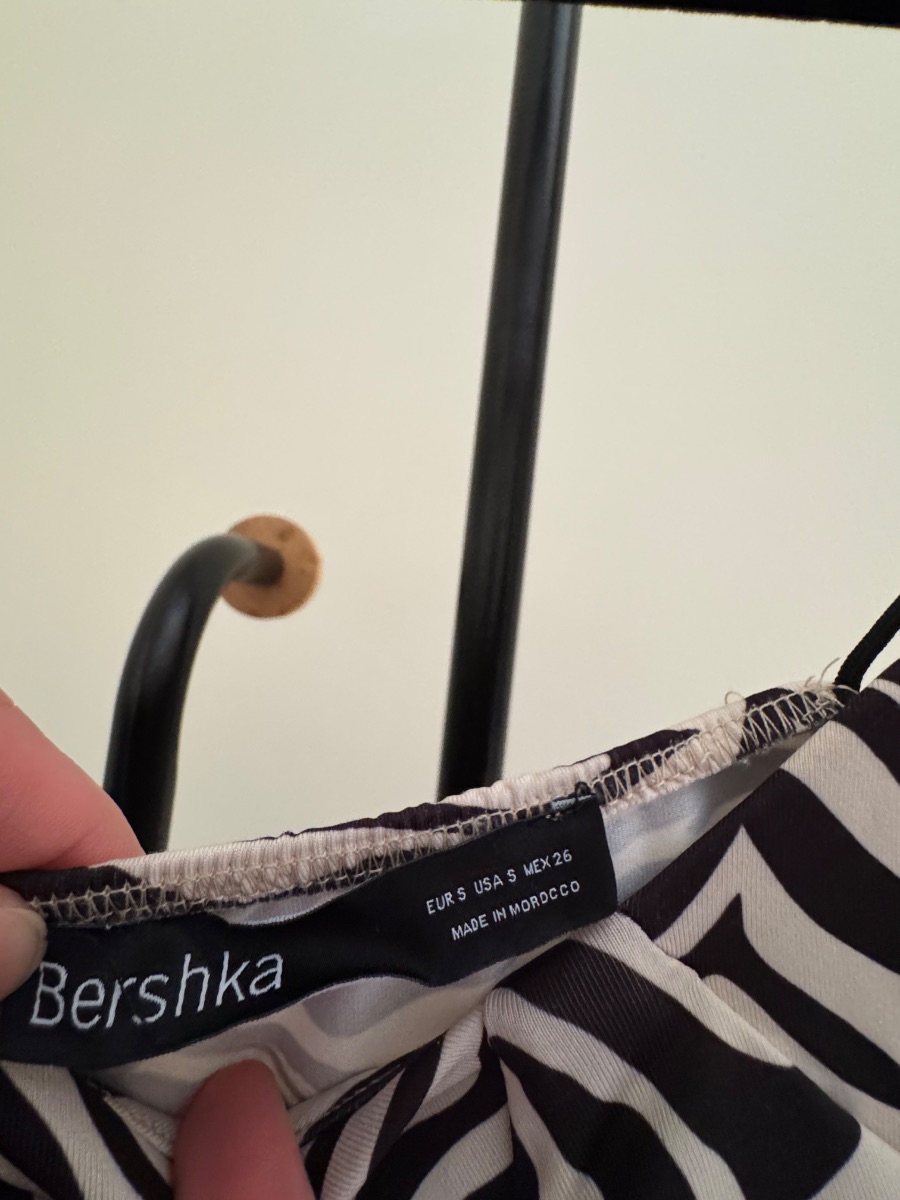 Bershka Zebra print slip dress photo 3