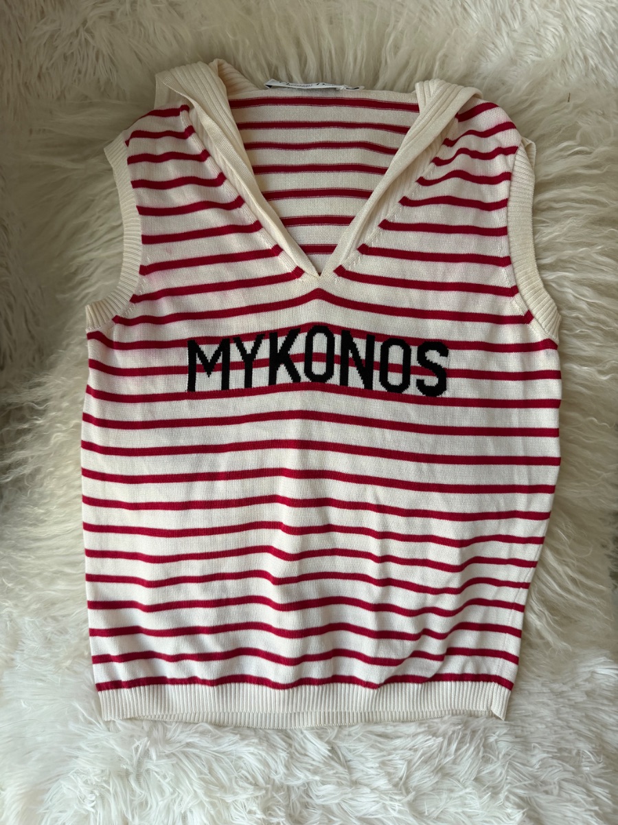 Christian Dior Mykonos jersey top