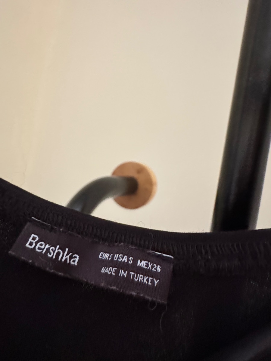 Bershka Black Slip Dress photo 3