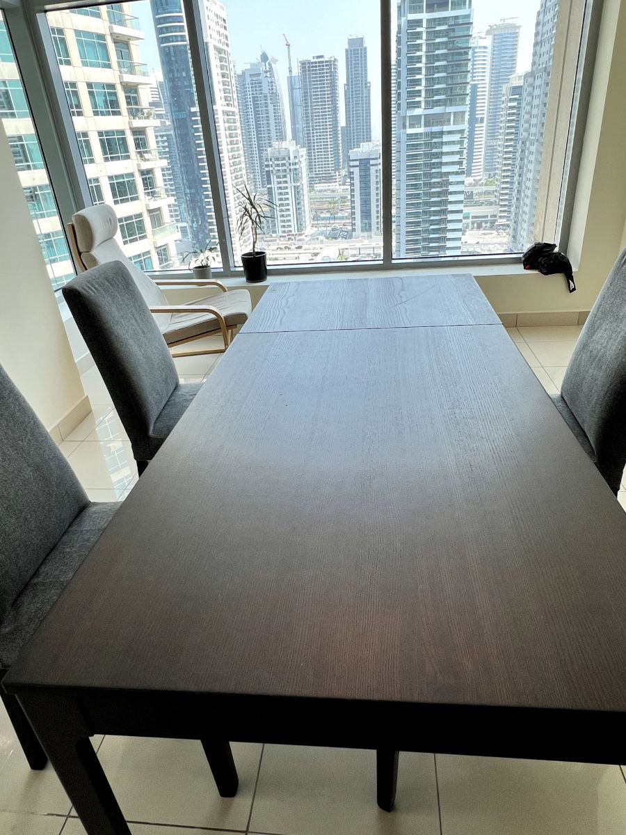 IKEA STRANDTORP Extendable Dining Table - Brown, Seats 4 to 6