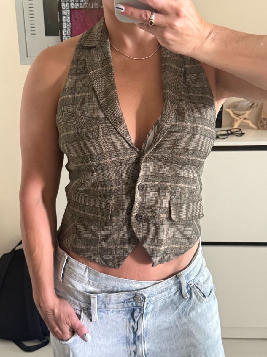 Topshop Vintage Top Shop Waistcoat UK10