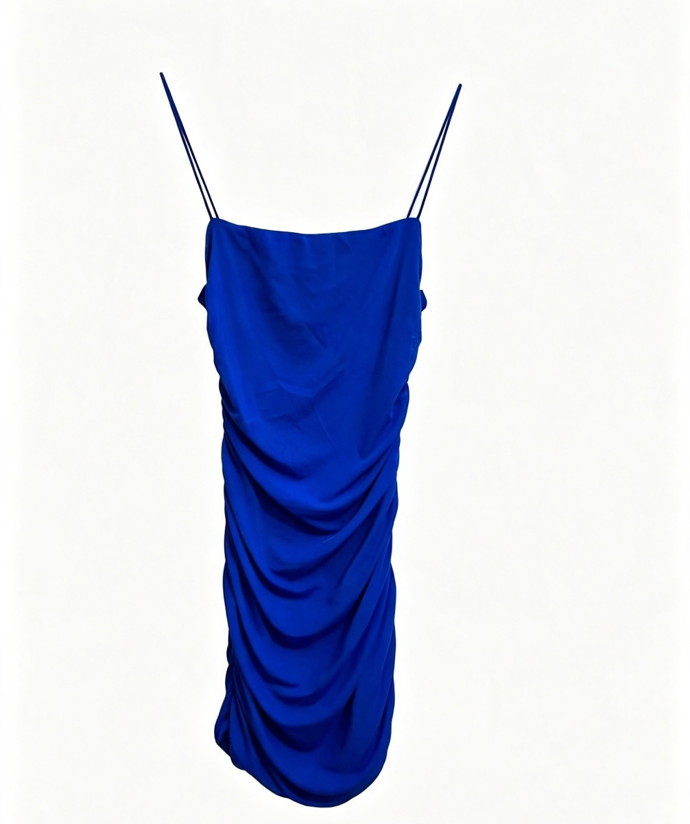 White Fox Blue Mini Dress