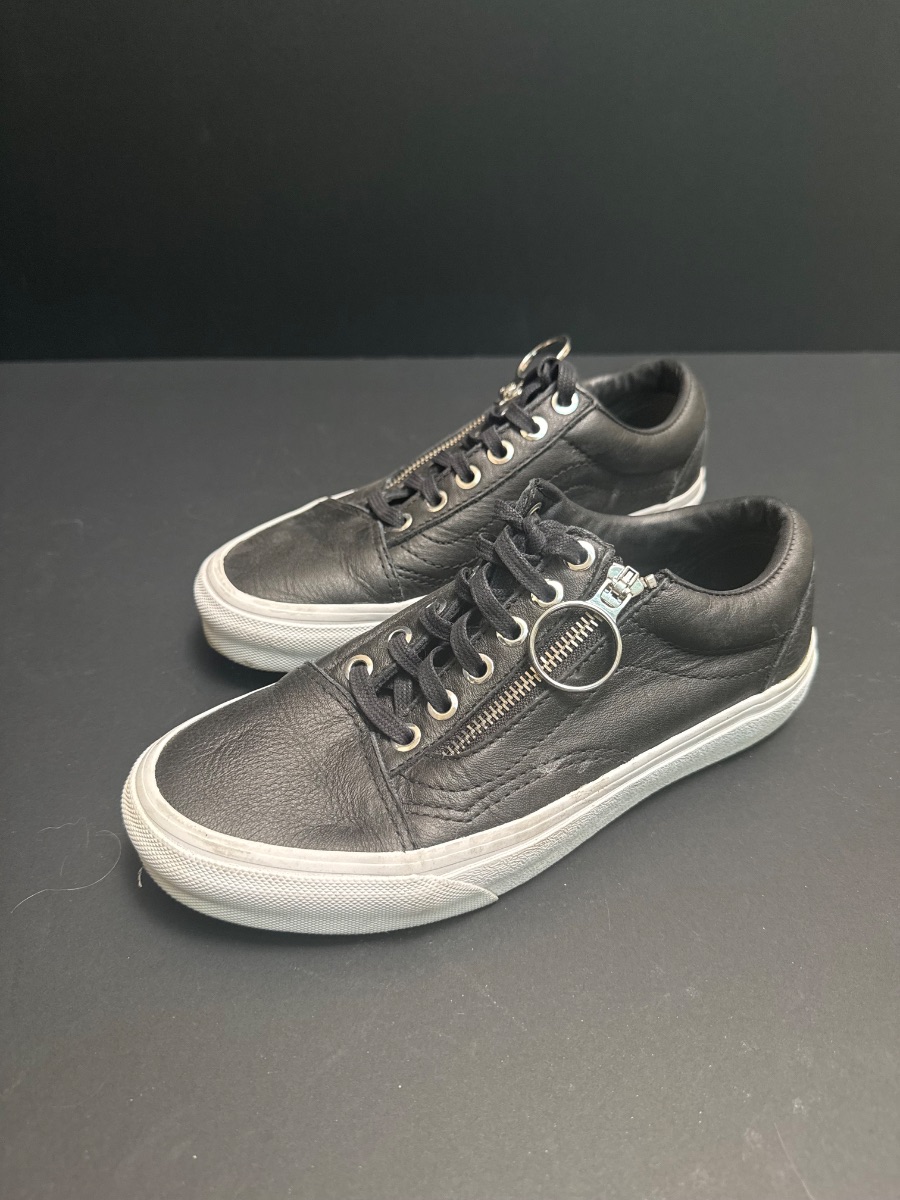 Vans Old Skool Leather (Black Zip Edition) - With Box photo 2