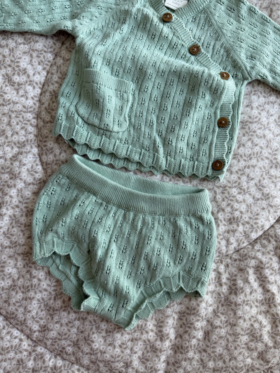 Next Mint green baby set photo 2