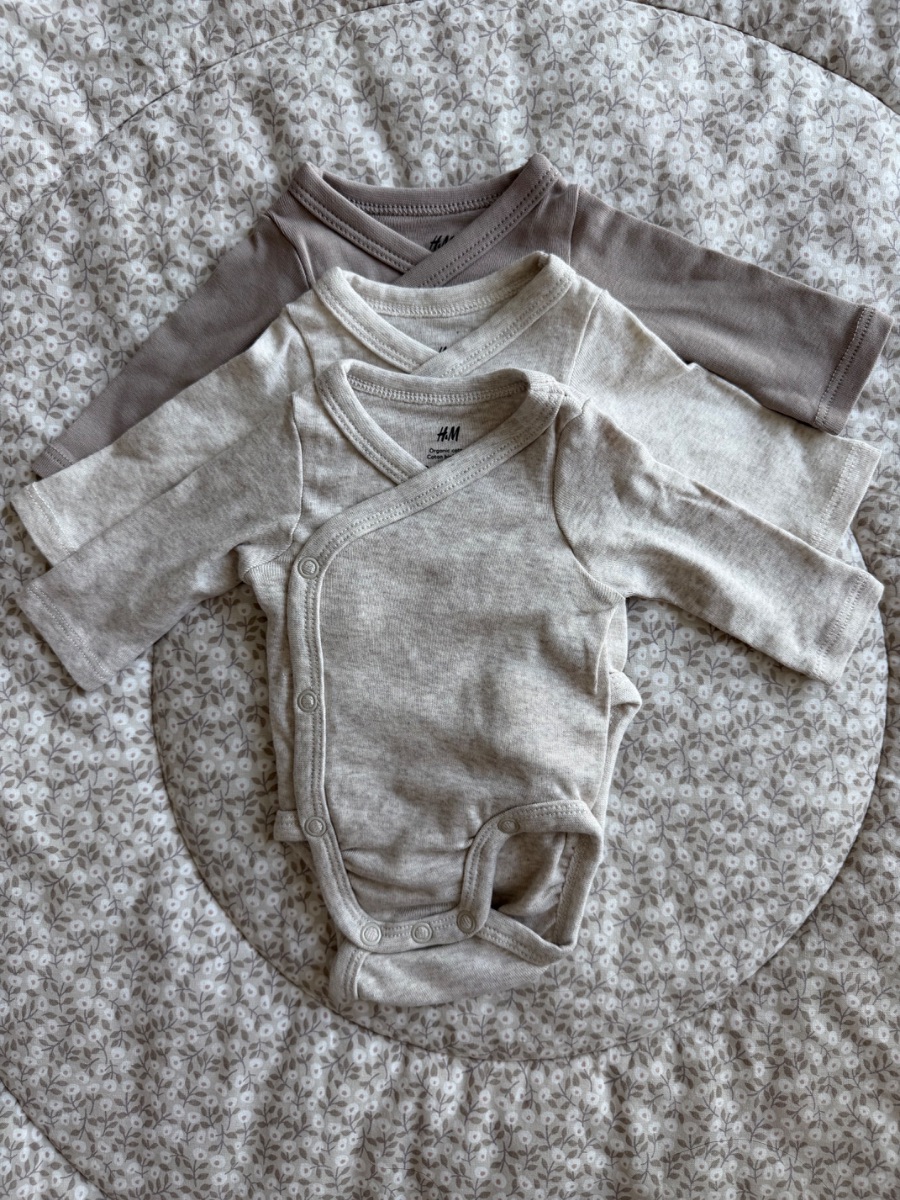 H&M Nude long sleeve organic vests