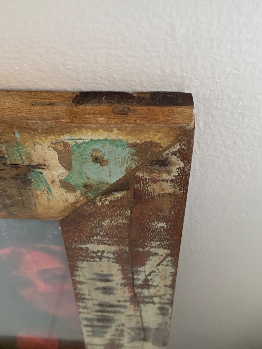 Solid wood shabby chic multi picture frame