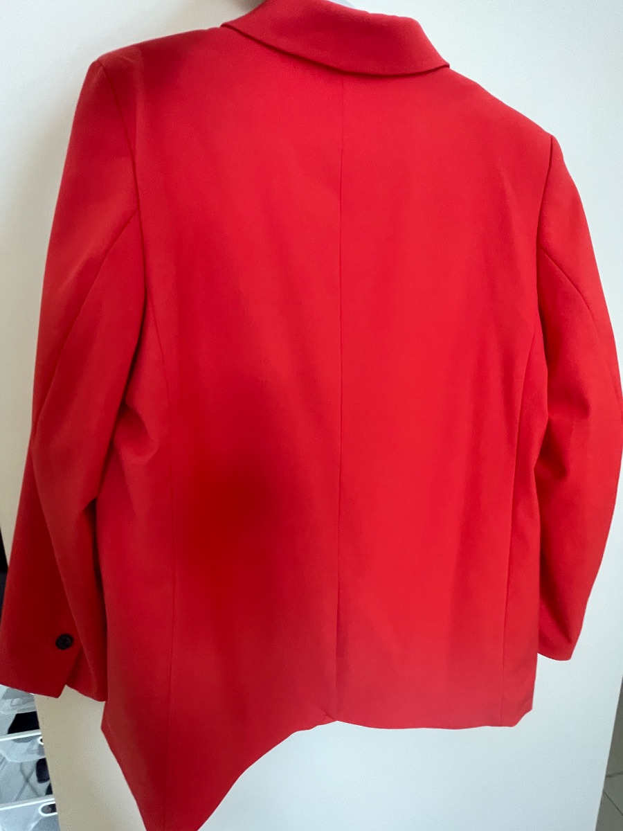 Coral Red H&M Oversized Blazer Large photo 2